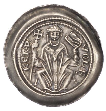 Italy, Aquileia, Volchero (1204-18), silver Denaro con Aquila