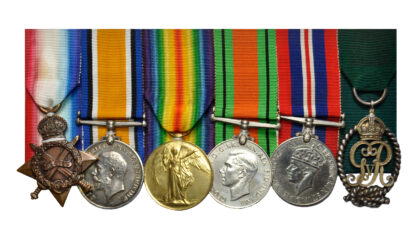 Royal Naval Reserve Group of 6 to Commander E. Ford