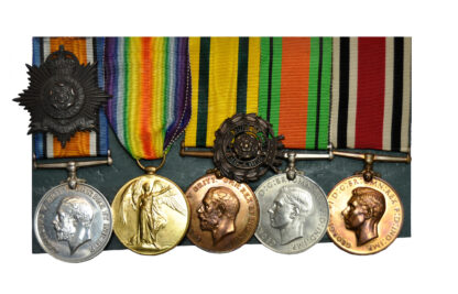 WWI & 2 Group of 5 to Captain Bagg, Hampshire Regt