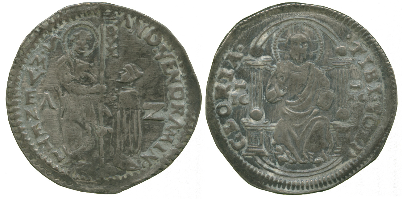 Italy, Venice, Andrea Vendramin, Silver Marcello (1/2-Lira) Italy, Venice, Andrea Vendramin, Silver Marcello (1/2-Lira)