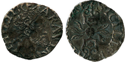 Italy, Naples, Philip II of Spain, Silver Grano