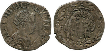 Italy, Naples, Philip III of Spain, Silver 1/2 Carlino