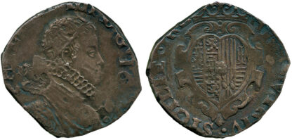 Italy, Naples, Philip IV of Spain, Silver Tari, 1622