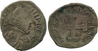Italy, Naples, Philip IV of Spain, Silver Carlino, 1621