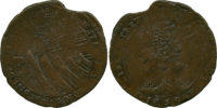 Central American Federation, Copper 8 Reales, 1859 Central American Federation, Copper 8 Reales, 1859