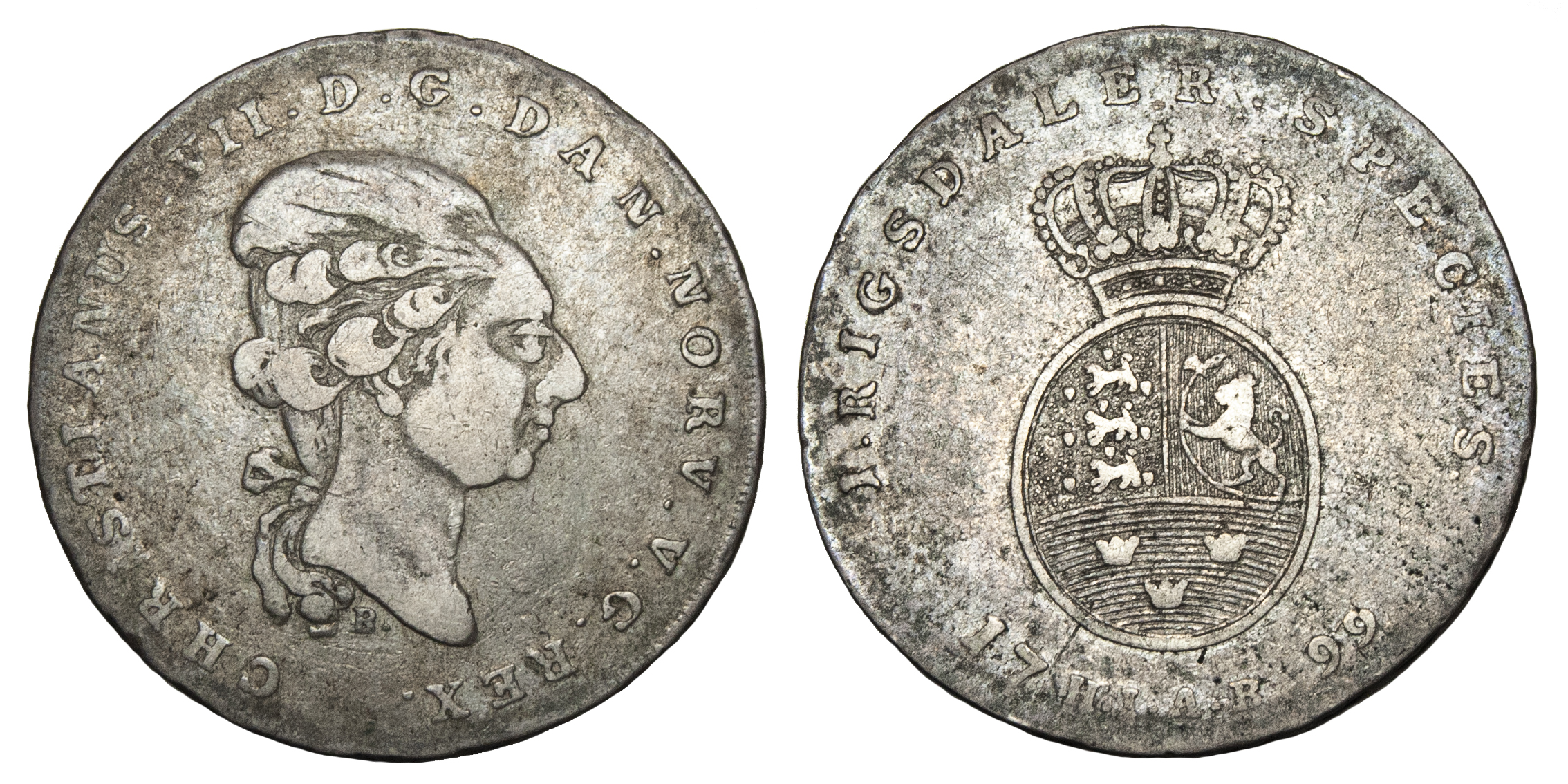 Denmark, Christian VII (1766-1808), Speciedaler, 1799