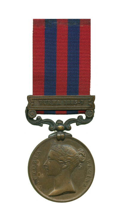 India General Service Medal, One Clasp Burma, to Johnawallah