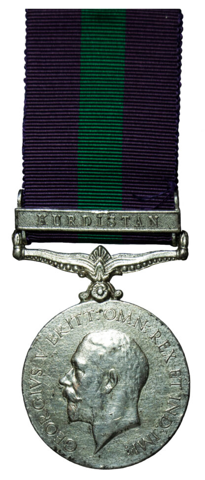 General Service Medal 1918-62, to Jemadar Mir Alam Khan