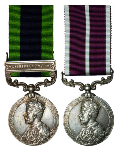 IGSM & Indian Meritorious Service Medal to MA Khan