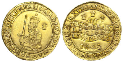 Charles I, Triple Unite, 1642