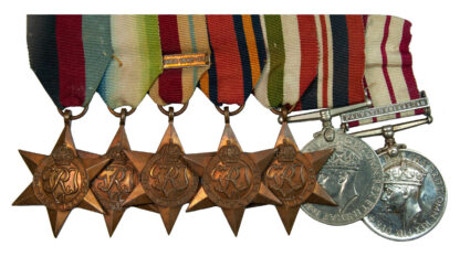 WWII, Royal Navy, 1945/48 Group of 7 to AB GW Green