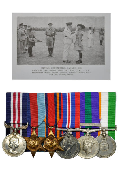 Gurkha MM Group of 6 to Rifleman Dhonte Roka