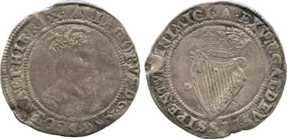 IRELAND, JAMES I, SHILLING