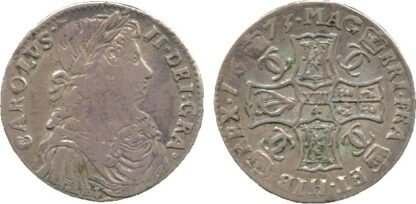 Scotland, Charles II, Merk, 1672