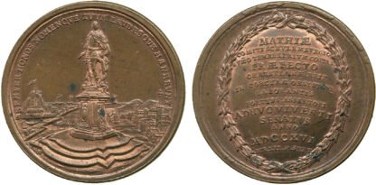 Italy/Greece, The Siege of Corfu, Copper Medal, 1716