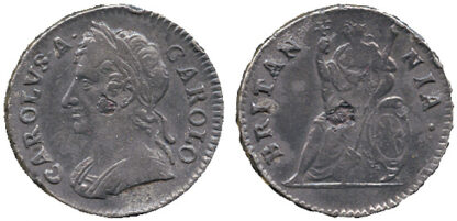 Charles II, Tin Farthing, 1684