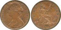 Victoria, Penny, 1860