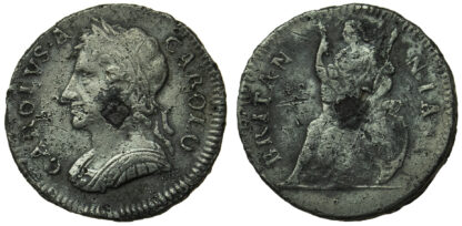 Charles II, Tin Farthing, 1684
