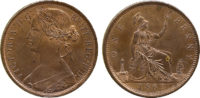 Victoria, Penny, 1862 Victoria, Penny, 1862