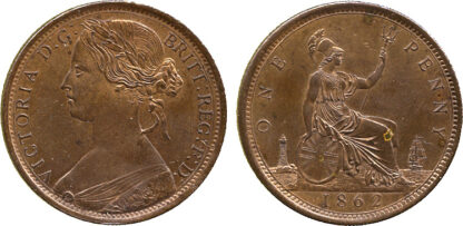 Victoria, Penny, 1862