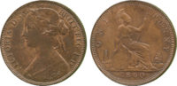 Victoria, Penny, 1860