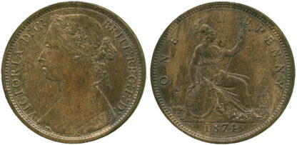 Victoria, Penny, 1874