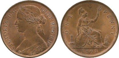Victoria, Penny, 1861
