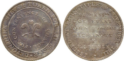 Devon, Barnstaple, Shilling Token, 1811