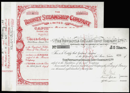 Great Britain, Industry Share Certificates (2), £5 Share