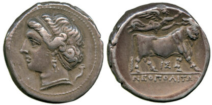 Campania, Neapolis, Silver Didrachm