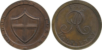 Middlesex, Peter Anderson, Halfpenny Token, 1795