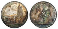 Hackney, David Rebello, Proof Silver Penny Token, 1796