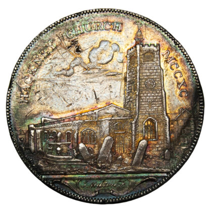 Hackney, David Rebello, Proof Silver Penny Token, 1796
