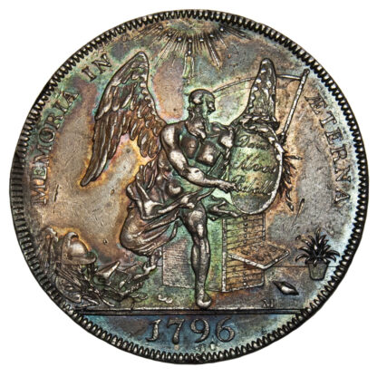 Hackney, David Rebello, Proof Silver Penny Token, 1796