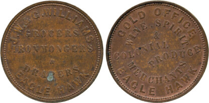 Australia, Victoria, Advertising Token, c.1858
