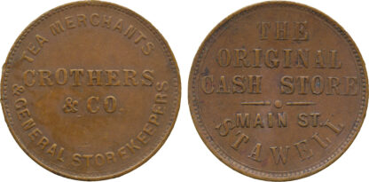 Australia, Tea Merchants, Halfpenny Token, c.1862