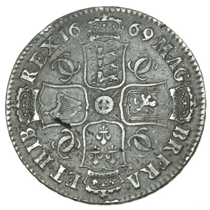 Charles II, Halfcrown, 1669