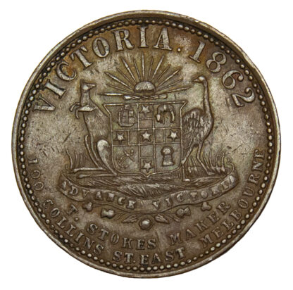 Australia, Castlemaine, Penny Token, 1862