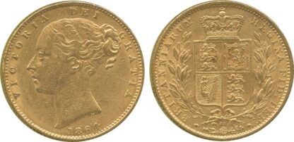 1864 Sovereign die 43 Bentley 455