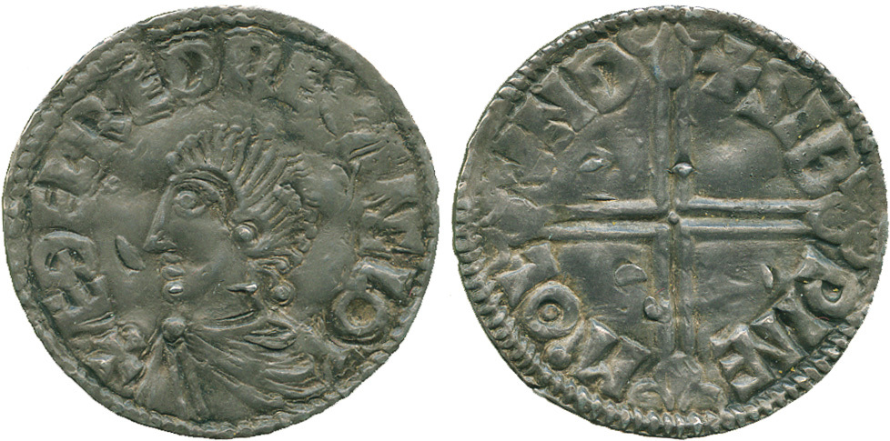 Aethelred II, Penny, London Aethelred II, Penny, London