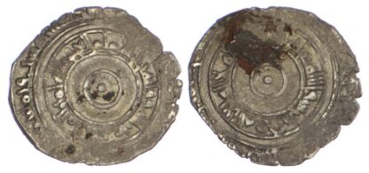 Fatimid, al-‘Aziz (AH 365-386 / 975-996 AD), silver Half Dirham, Al-Mahdiya