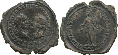 Elagabalus and Julia Maesa, AE 34