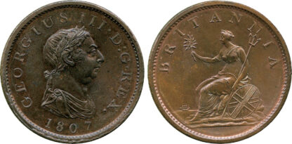 George III, Penny, 1807