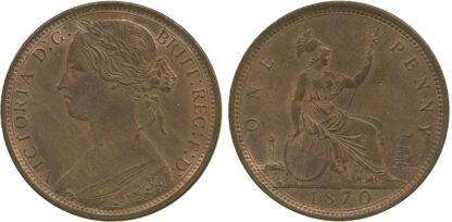 Victoria, Penny, 1870