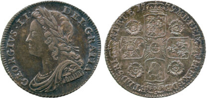 George II, Sixpence, 1739
