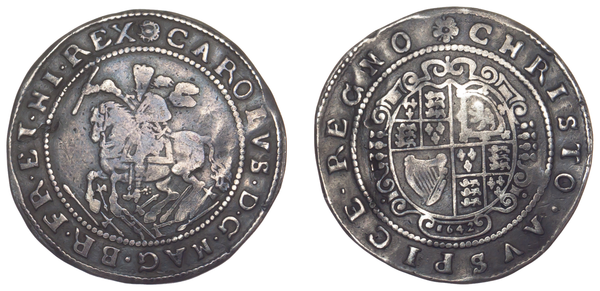 Charles I, Halfcrown, Exeter, 1642