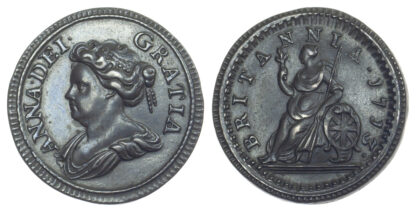 Anne, Copper Farthing, 1713
