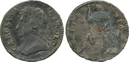 Charles II, Tin Farthing, 1684