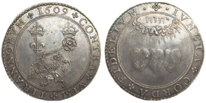 James I, Alliance of England, Silver Medal, 1609