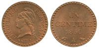 France, Essai, 1 Centime, 1850 France, Essai, 1 Centime, 1850